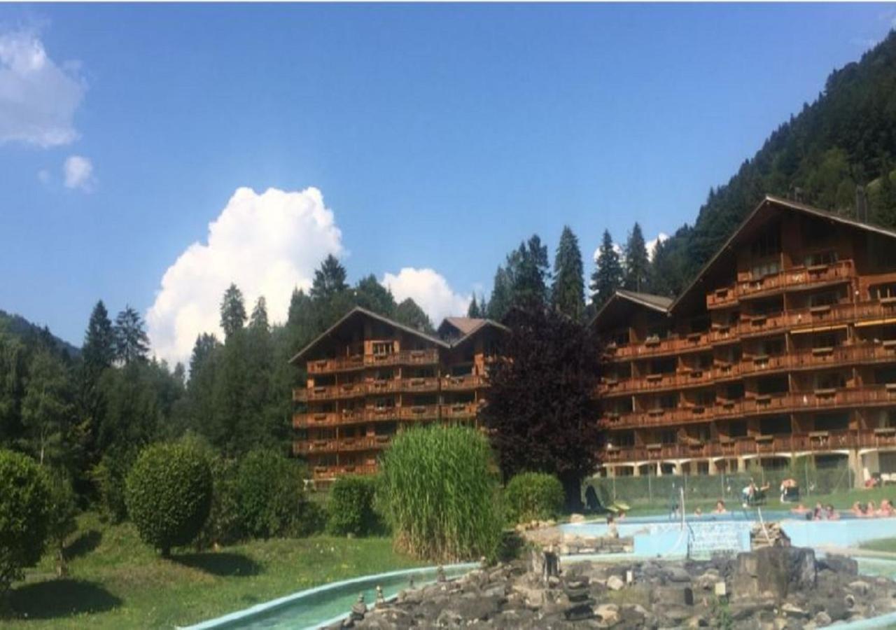 Studio - La Vieze Thermes Park Apartment Val d'Illiez Luaran gambar