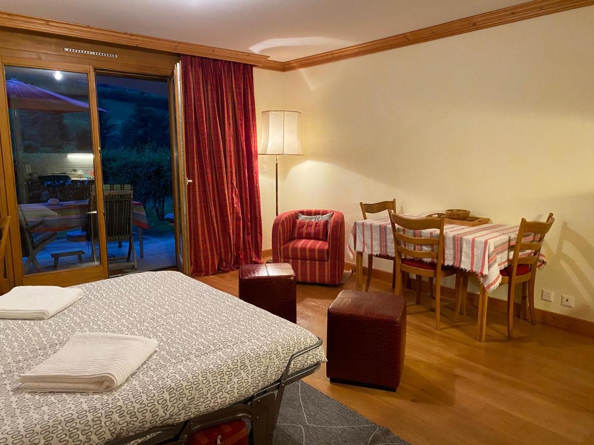 Studio - La Vieze Thermes Park Apartment Val d'Illiez Luaran gambar