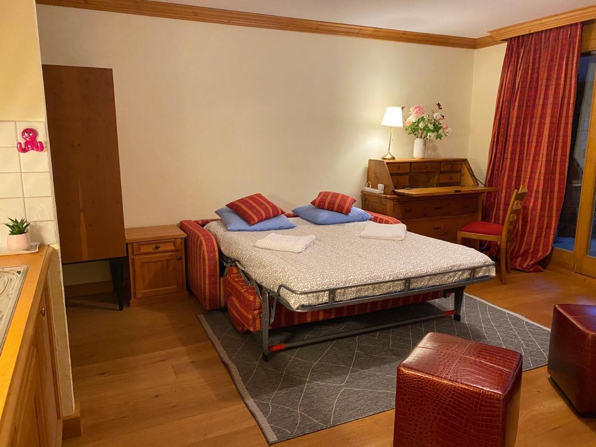 Studio - La Vieze Thermes Park Apartment Val d'Illiez Luaran gambar