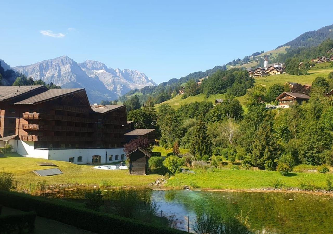 Studio - La Vieze Thermes Park Apartment Val d'Illiez Luaran gambar