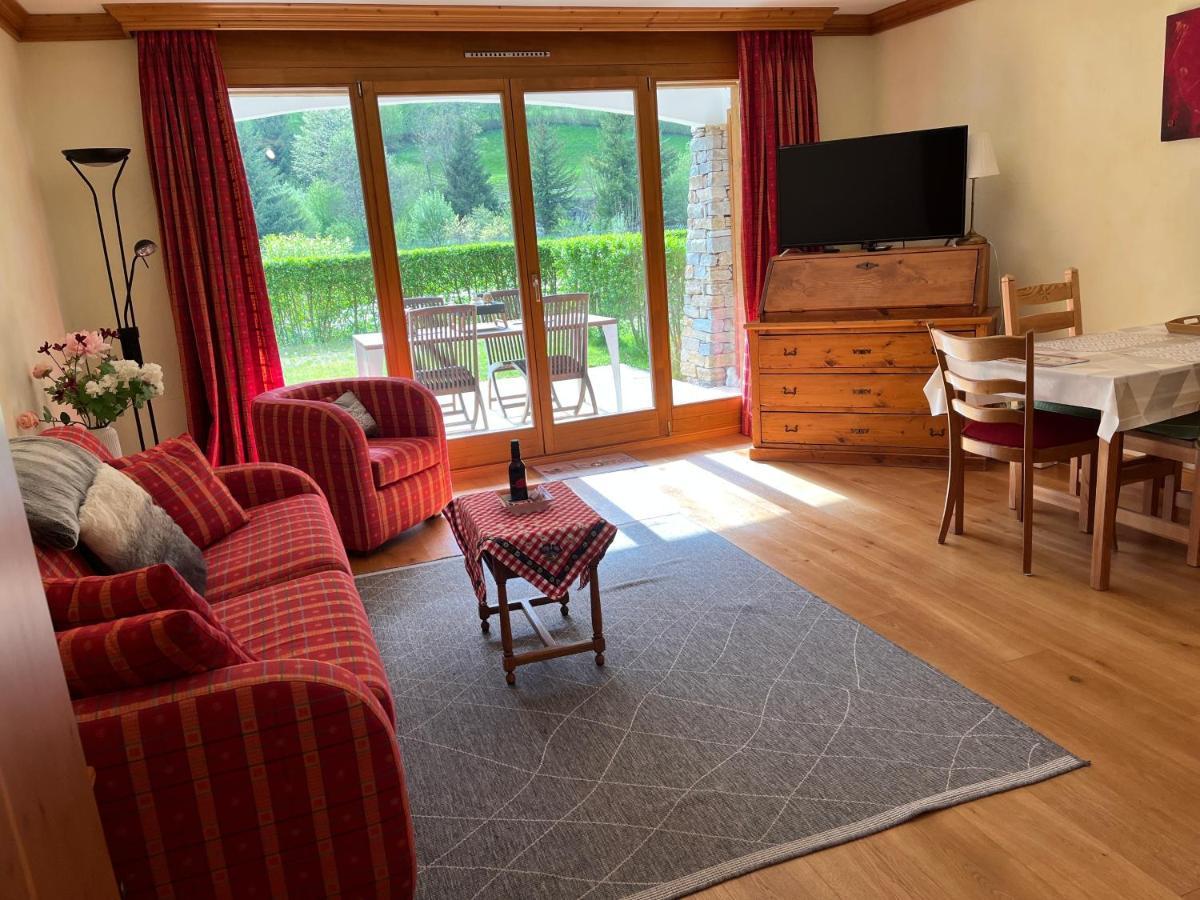 Studio - La Vieze Thermes Park Apartment Val d'Illiez Luaran gambar